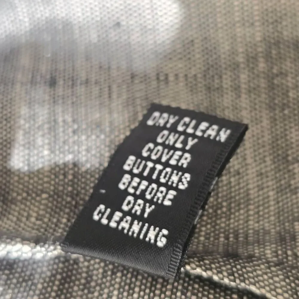 Linda Allard for Ellen Tracy Blk/Grey Linen/Silk Shirt/ Jkt., NWOT, Sz. 8 P